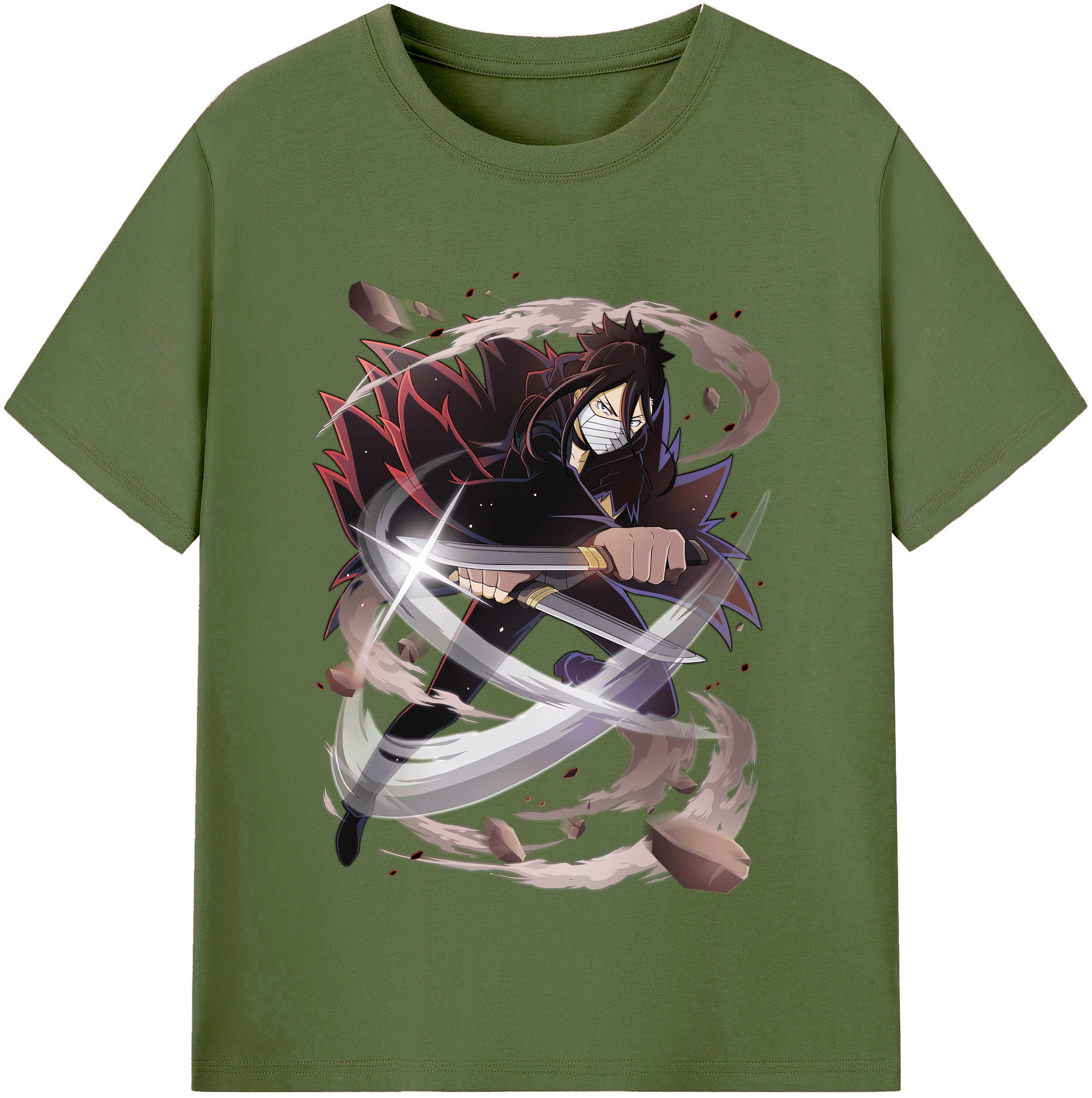 （画像用） 文豪ストレイドッグス Bungo Stray Dogs 綿100％半袖Tシャツ（フロントプリント）